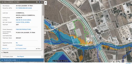 9701 183A Toll Road, Leander, TX - AÉRIEN  Vue de la carte