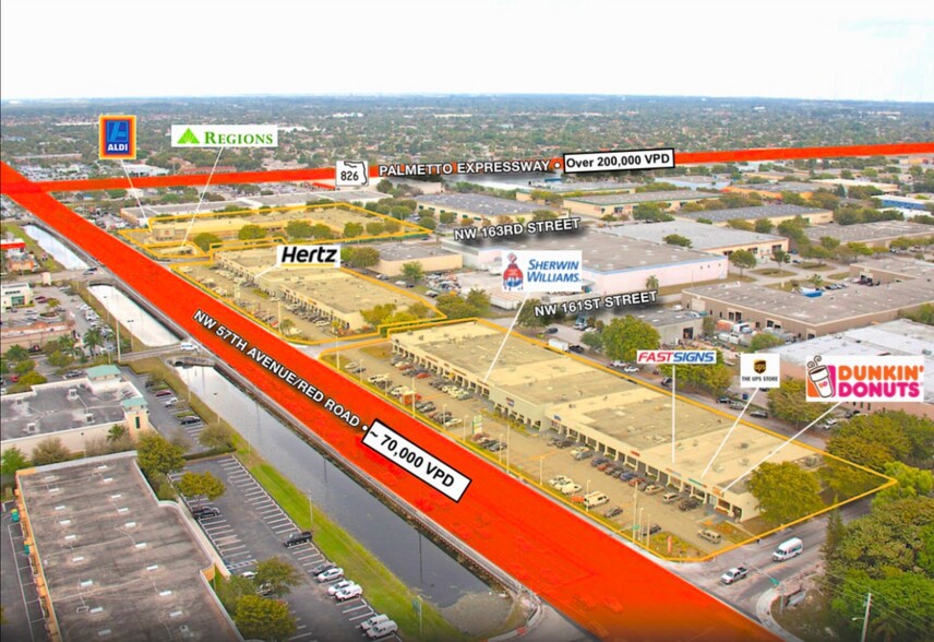 15905-16095 NW 57th Ave, Miami Lakes, FL à louer - Photo du bâtiment - Image 3 de 4