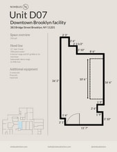 383 Bridge St, Brooklyn, NY à louer Plan d’étage- Image 1 de 1