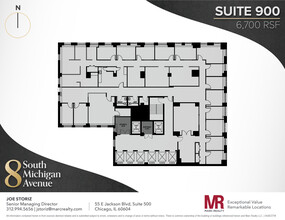 8 S Michigan Ave, Chicago, IL à louer Plan d  tage- Image 1 de 6