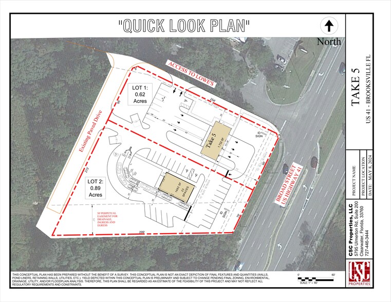 7117 Broad St, Brooksville, FL à louer - Plan de site - Image 2 de 3