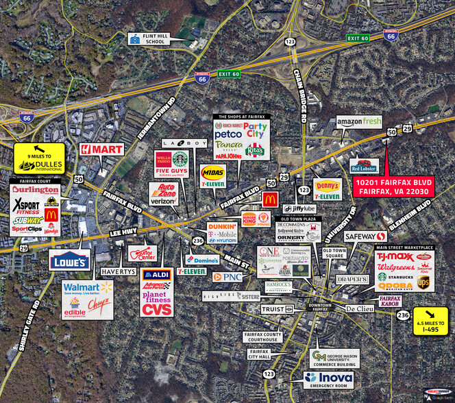 10201 Fairfax Blvd, Fairfax, VA for lease - Building Photo - Image 3 of 6