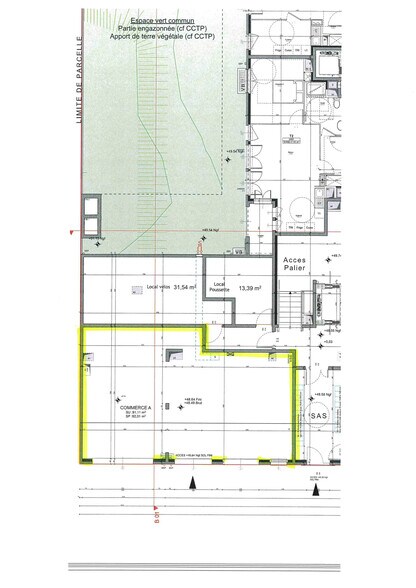 81 Avenue Descartes, Le Blanc-Mesnil à louer - Plan d’étage - Image 3 de 4