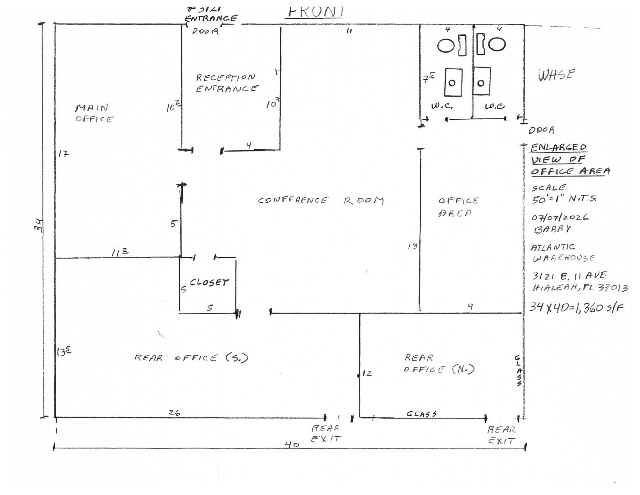 3121-3171 E 11th Ave, Hialeah, FL for lease Site Plan- Image 1 of 13