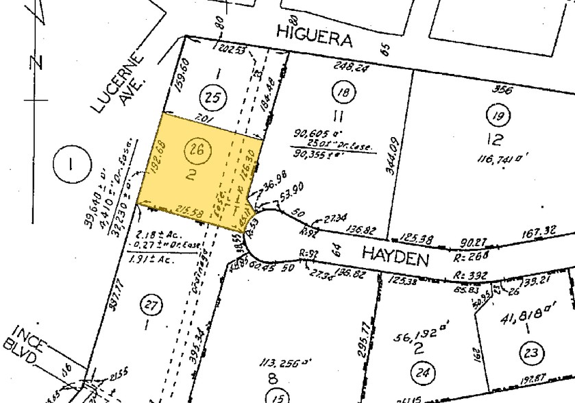 8671-8675 Hayden Pl, Culver City, CA à vendre - Plan cadastral - Image 1 de 1