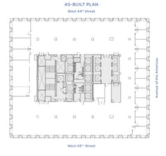 1133 Avenue of the Americas, New York, NY à louer Plan d’étage- Image 2 de 2
