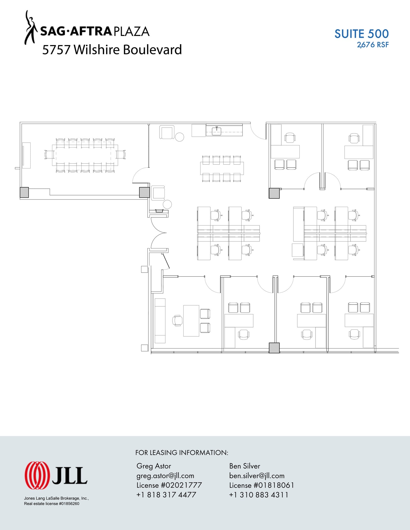 5757 Wilshire Blvd, Los Angeles, CA for lease Site Plan- Image 1 of 1