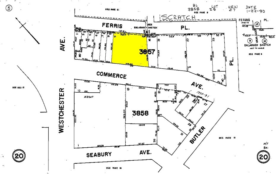 1439-1441 Ferris Pl, Bronx, NY à louer - Plan cadastral - Image 2 de 5