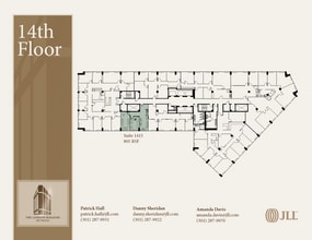 7910 Woodmont Ave, Bethesda, MD à louer Plan d’étage- Image 1 de 1