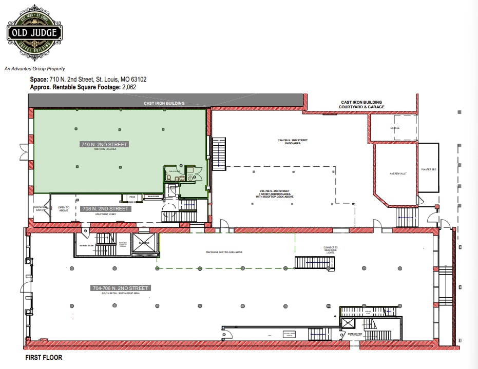 704 N 2nd St, Saint Louis, MO for lease Floor Plan- Image 1 of 1