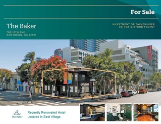 Plus de détails pour 765 10th Ave, San Diego, CA - Services hôteliers à vendre