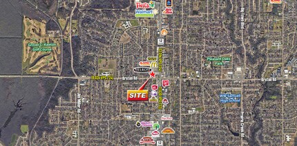 Buckner Blvd, Dallas, TX - AÉRIEN  Vue de la carte