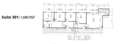 3679 Motor Ave, Los Angeles, CA à louer Plan d’étage- Image 2 de 2