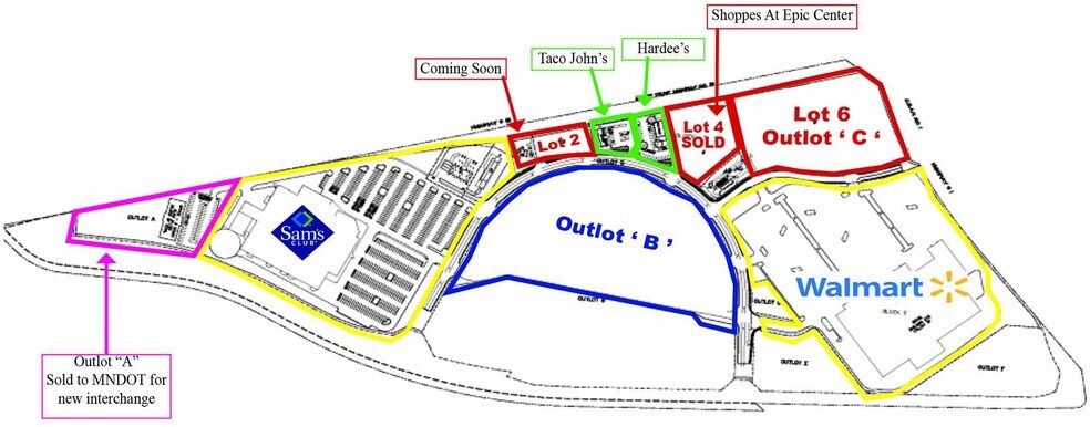 101 County Road 120, Sartell, MN for lease - Site Plan - Image 2 of 2