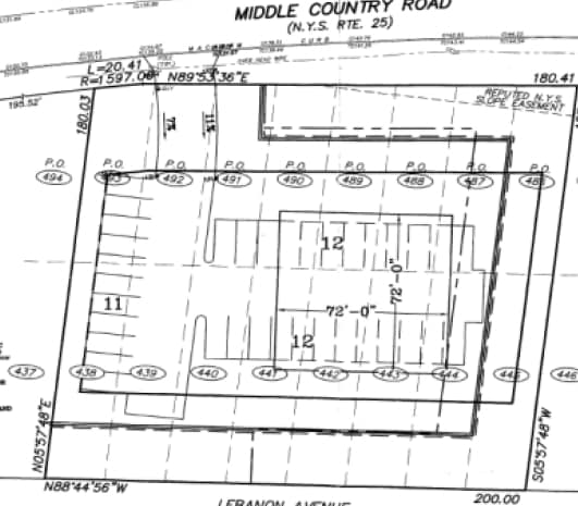 Middle Country Rd, Selden, NY à vendre - Plan de site - Image 2 de 2