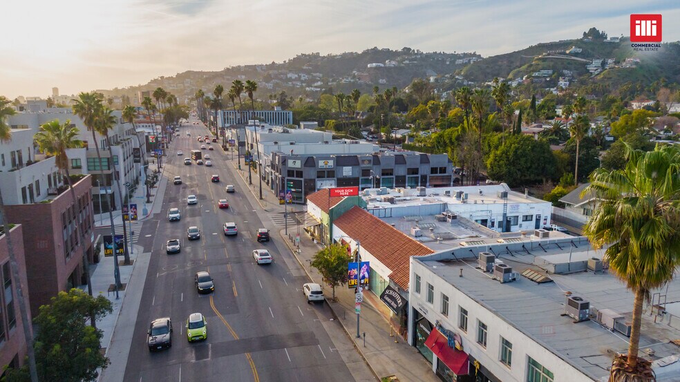 7507-7533 W Sunset Blvd, Los Angeles, CA à louer - Aérien - Image 3 de 10
