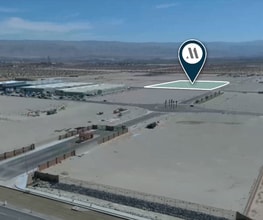 3.27-Acres N Indian Canyon Dr, Desert Hot Springs, CA - Aérien  Vue de la carte