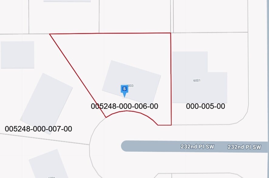 6003 232nd Plz SW, Mountlake Terrace, WA à vendre - Plan cadastral - Image 2 de 2