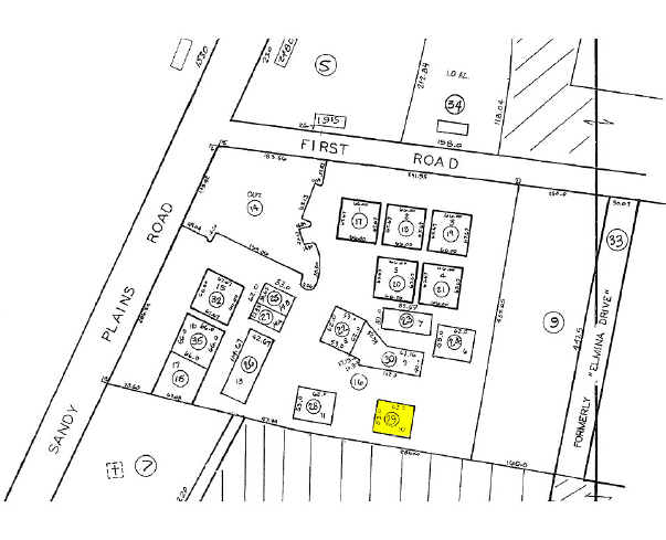 2440 Sandy Plains Rd, Marietta, GA for lease - Plat Map - Image 3 of 34