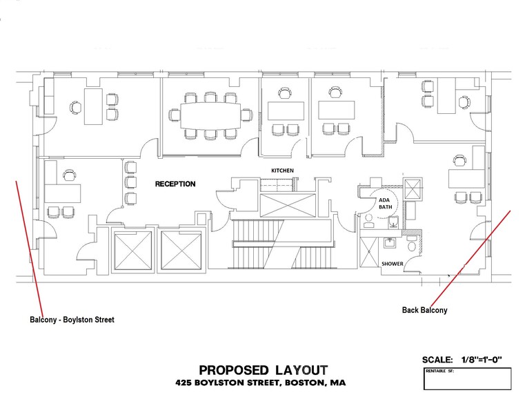 425 Boylston St, Boston, MA for lease - Floor Plan - Image 2 of 2