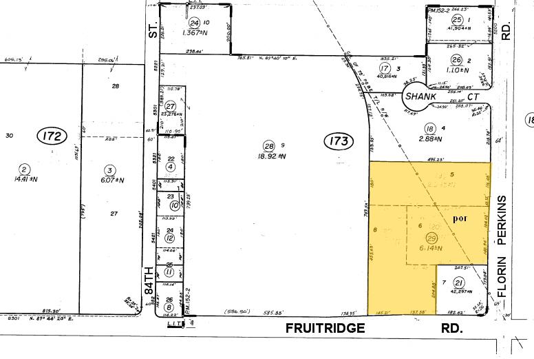 5460 Florin Perkins Rd, Sacramento, CA à louer - Plan cadastral - Image 2 de 50