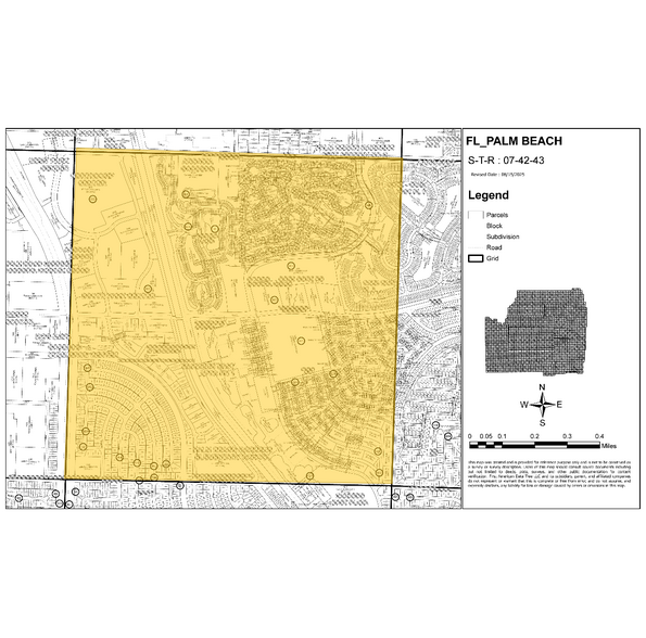 1308 13th Ct, Palm Beach Gardens, FL à vendre - Plan cadastral - Image 2 de 2
