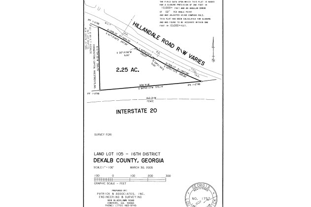 6257 Hillandale Dr, Lithonia, GA à vendre - Plan de site - Image 1 de 1