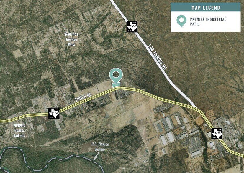 101 Man United St, Laredo, TX à louer - Aérien - Image 2 de 3