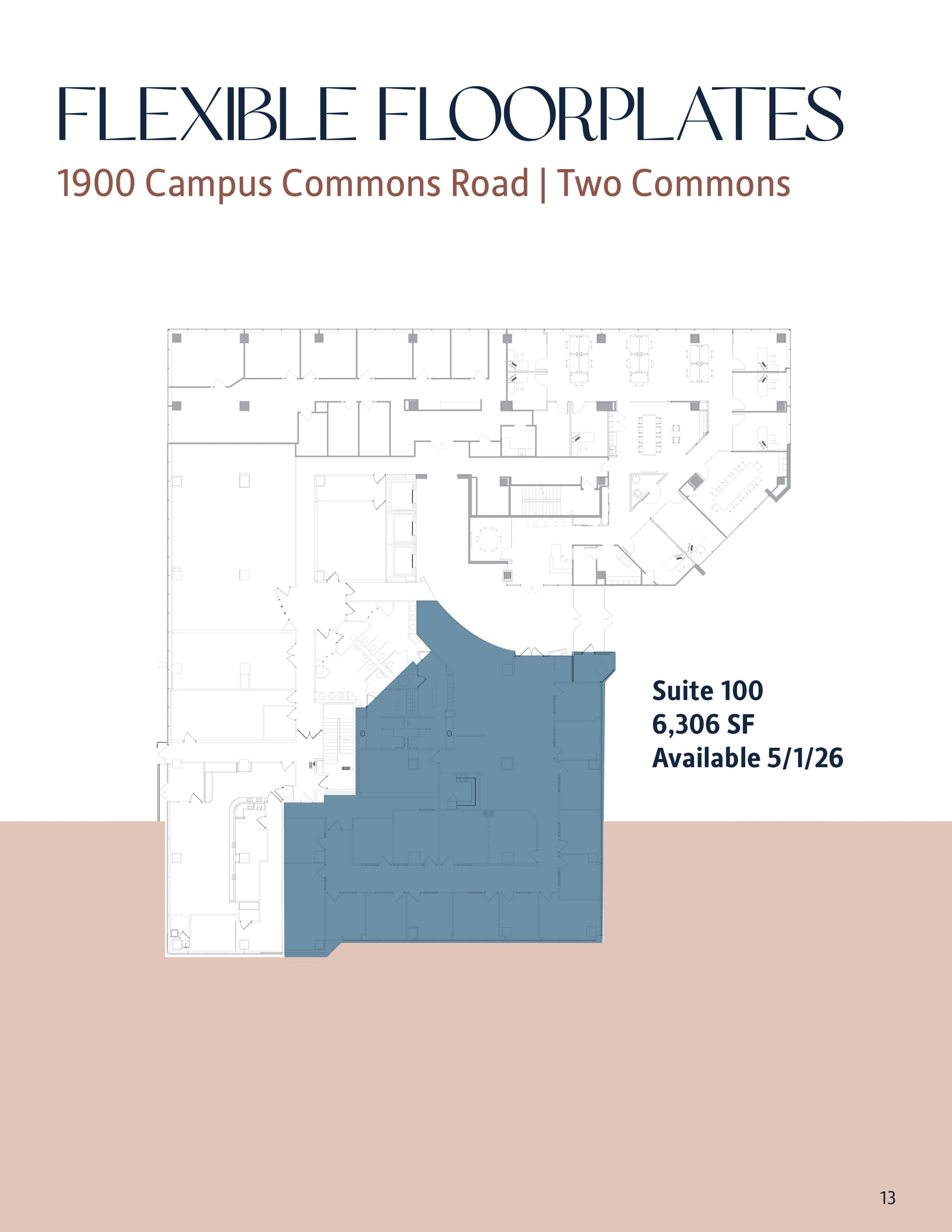 1900 Campus Commons Dr, Reston, VA for lease Floor Plan- Image 1 of 1