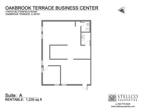 17W695-17W745 Butterfield Rd, Oakbrook Terrace, IL à louer Plan d  tage- Image 1 de 1