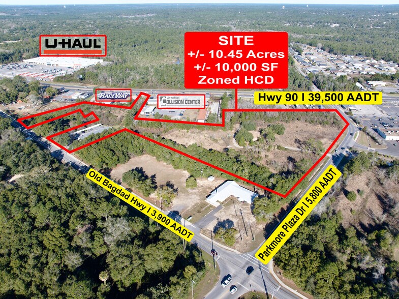 6148 Old Bagdad Hwy, Milton, FL for sale - Aerial - Image 3 of 12