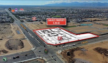 SWC W. Happy Valley & N 163rd Ave, Surprise, AZ for lease Interior Photo- Image 1 of 2