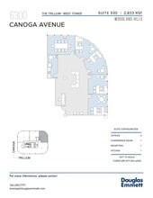 6300 Canoga Ave, Woodland Hills, CA à louer Plan d’étage- Image 2 de 2