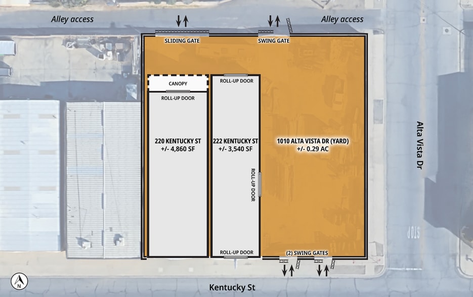 220-222 Kentucky St, Bakersfield, CA for lease - Site Plan - Image 3 of 16