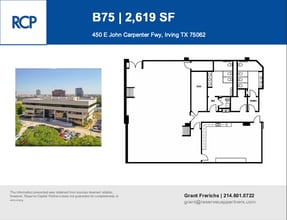450 E John Carpenter Fwy, Irving, TX à louer Plan d’étage- Image 1 de 1