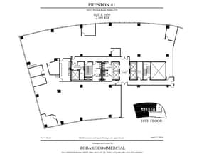 18111 Preston Rd, Dallas, TX for lease Floor Plan- Image 1 of 1