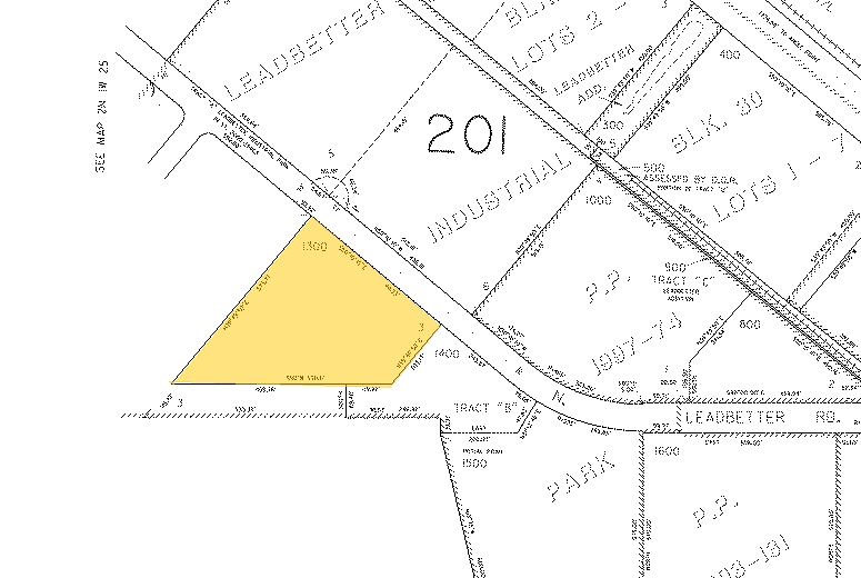 7410 N Leadbetter Rd, Portland, OR for lease Plat Map- Image 1 of 2