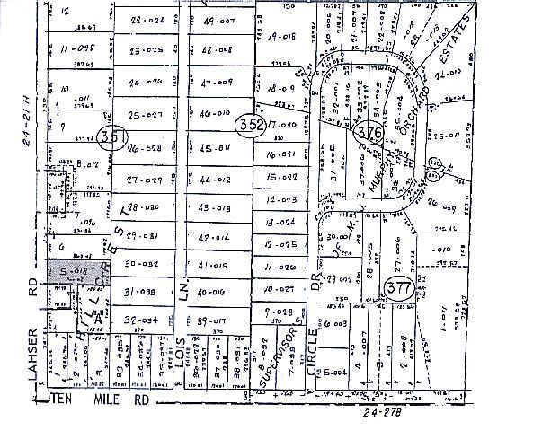25180 Lahser Rd, Southfield, MI à vendre - Plan cadastral - Image 3 de 7