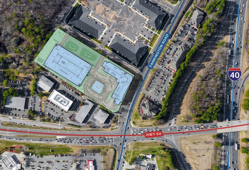 5936 Farrington Rd, Chapel Hill, NC for sale - Aerial - Image 3 of 3