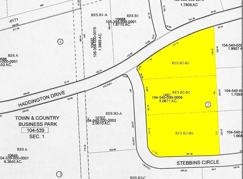 10620 Stebbins Cir, Houston, TX à louer - Plan cadastral - Image 2 de 6