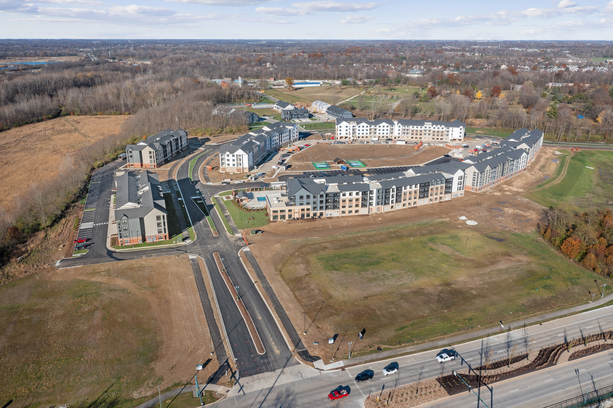 Allisonville Road & East 96th Street St, Fishers, IN for lease Aerial- Image 1 of 17