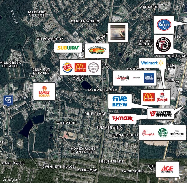 1.05 AC E.G. Miles Parkway, Hinesville, GA for sale - Building Photo - Image 1 of 2