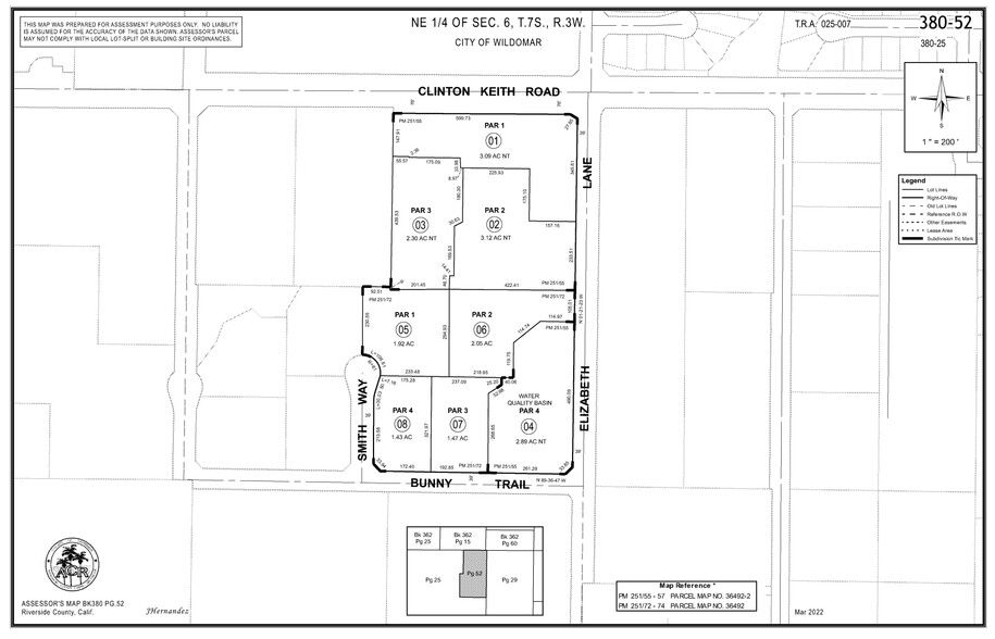24725 Clinton Keith Rd, Wildomar, CA for lease - Plat Map - Image 3 of 4