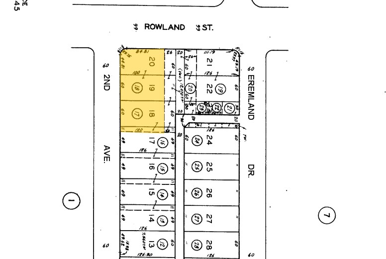 228-238 E Rowland St, Covina, CA à louer - Plan cadastral - Image 2 de 5