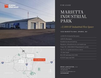 Plus de détails pour 1050-1080 Marietta Way, Sparks, NV - Industriel à louer