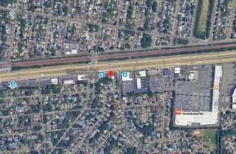 450 Sunrise Hwy, Rockville Centre, NY - AERIAL map view