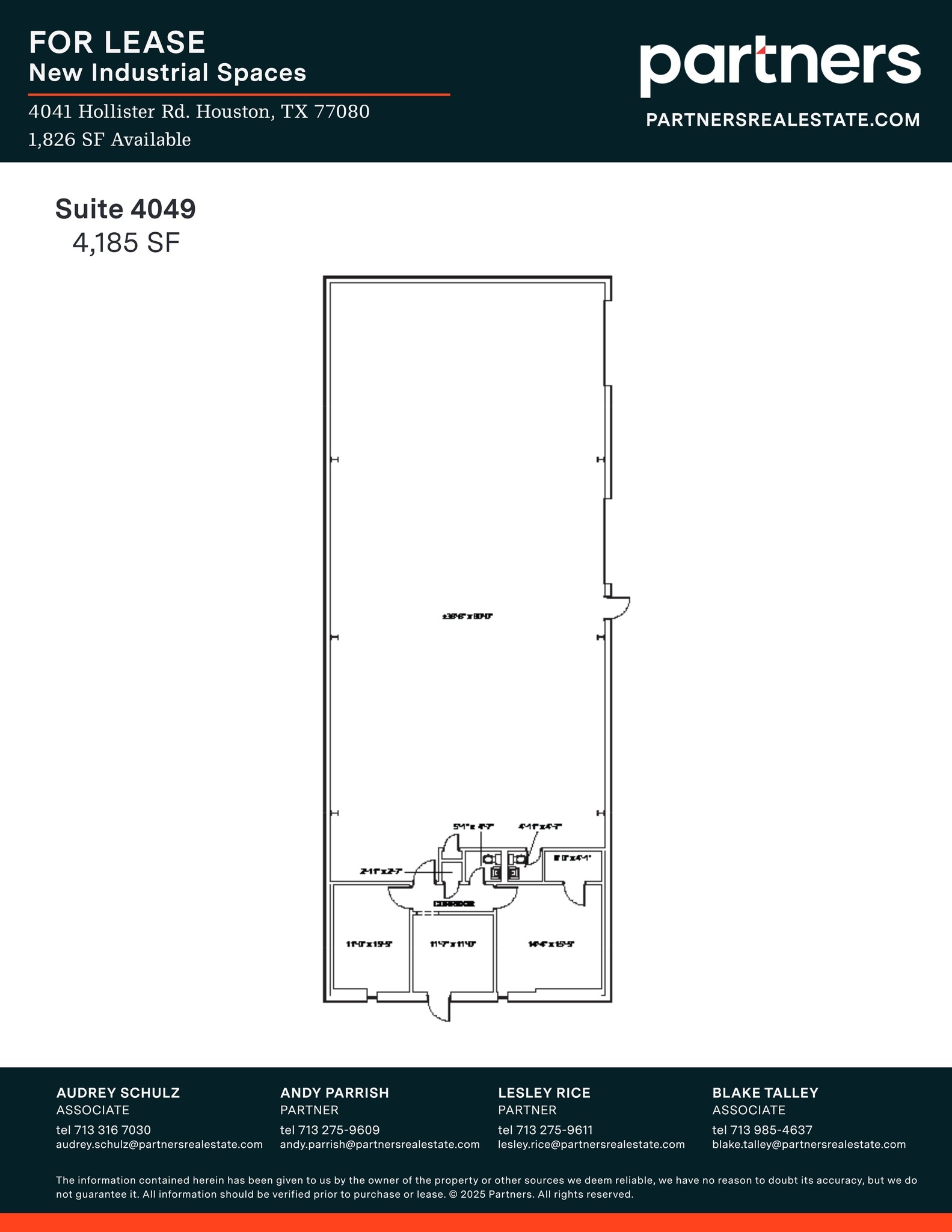 4041-4071 Hollister Rd, Houston, TX for lease Site Plan- Image 1 of 1