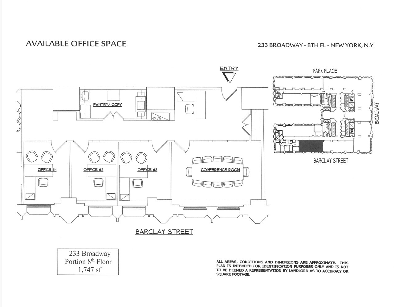 233 Broadway, New York, NY for lease Floor Plan- Image 1 of 1