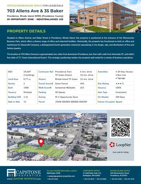 703 Allens Ave & 35 Baker Ave portefeuille de 2 propriétés à vendre sur LoopNet.ca - Photo du bâtiment - Image 1 de 22