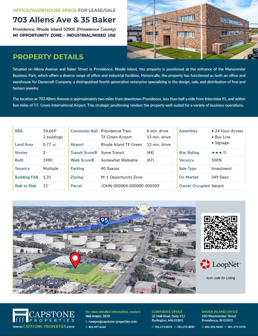 703 Allens Ave & 35 Baker Ave portfolio of 2 properties for sale on LoopNet.ca Building Photo- Image 1 of 23